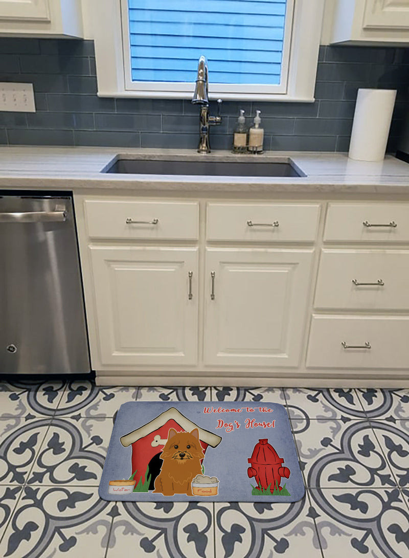 Dog House Collection Norwich Terrier Machine Washable Memory Foam Mat BB2774RUG