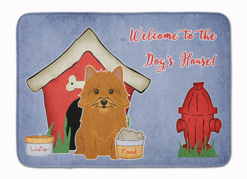 Dog House Collection Norwich Terrier Machine Washable Memory Foam Mat BB2774RUG