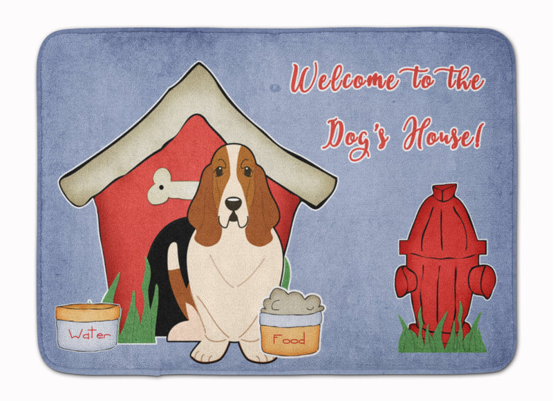 Dog House Collection Basset Hound Machine Washable Memory Foam Mat BB2775RUG