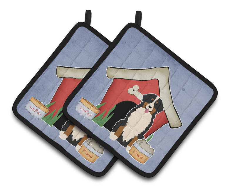 Dog House Collection Bernese Mountain Dog Pair of Pot Holders