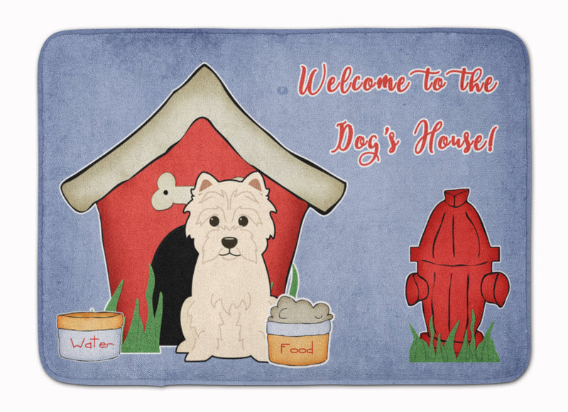 Dog House Collection Westie Machine Washable Memory Foam Mat BB2796RUG