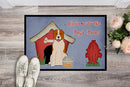 Dog House Collection Central Asian Shepherd Dog Doormat Indoor Outdoor 24H X 36W Front Door Mat Rugs for Entryway, Non Slip Washable Low Pile,