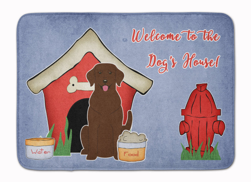 Dog House Collection Chocolate Labrador Machine Washable Memory Foam Mat BB2810RUG