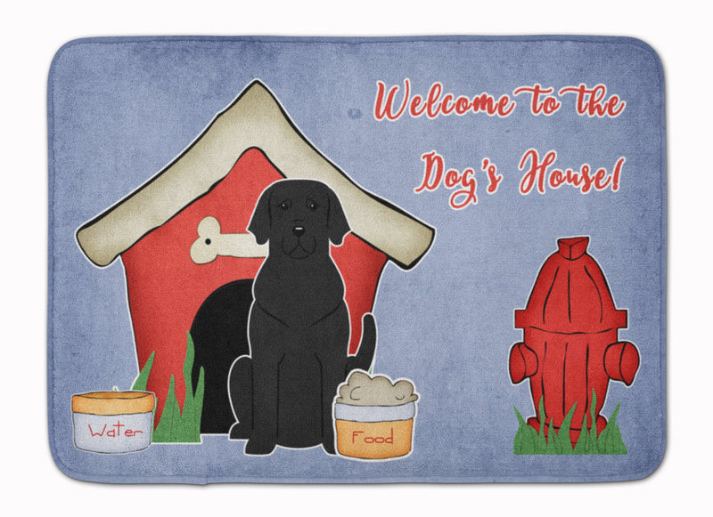 Dog House Collection Black Labrador Machine Washable Memory Foam Mat BB2811RUG