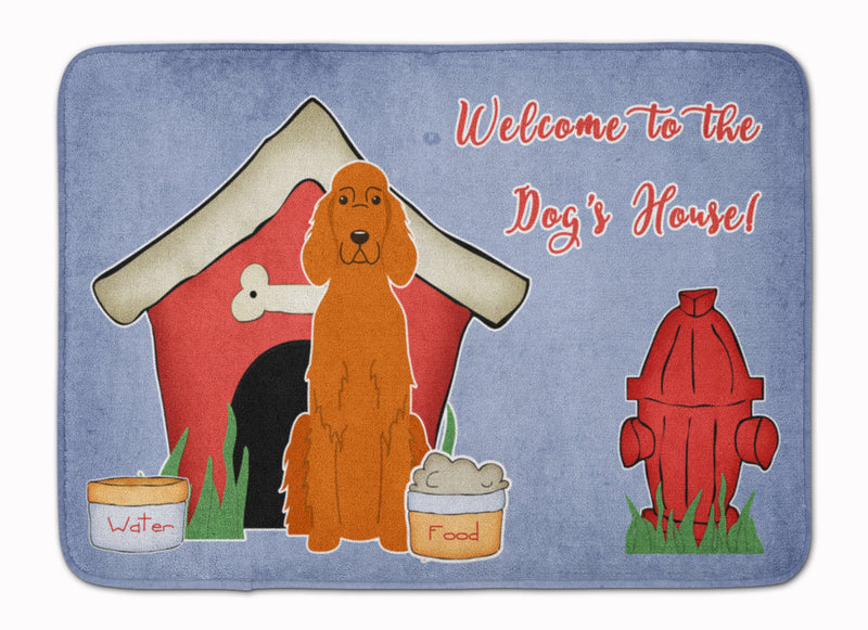 Dog House Collection Irish Setter Machine Washable Memory Foam Mat BB2818RUG