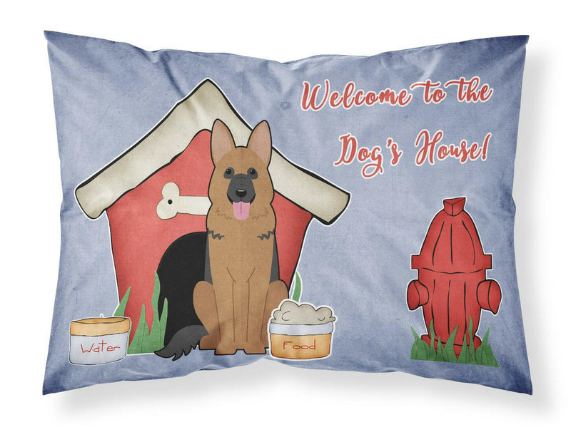 Dog House Collection German Shepherd Fabric Standard Pillowcase BB2821PILLOWCASE