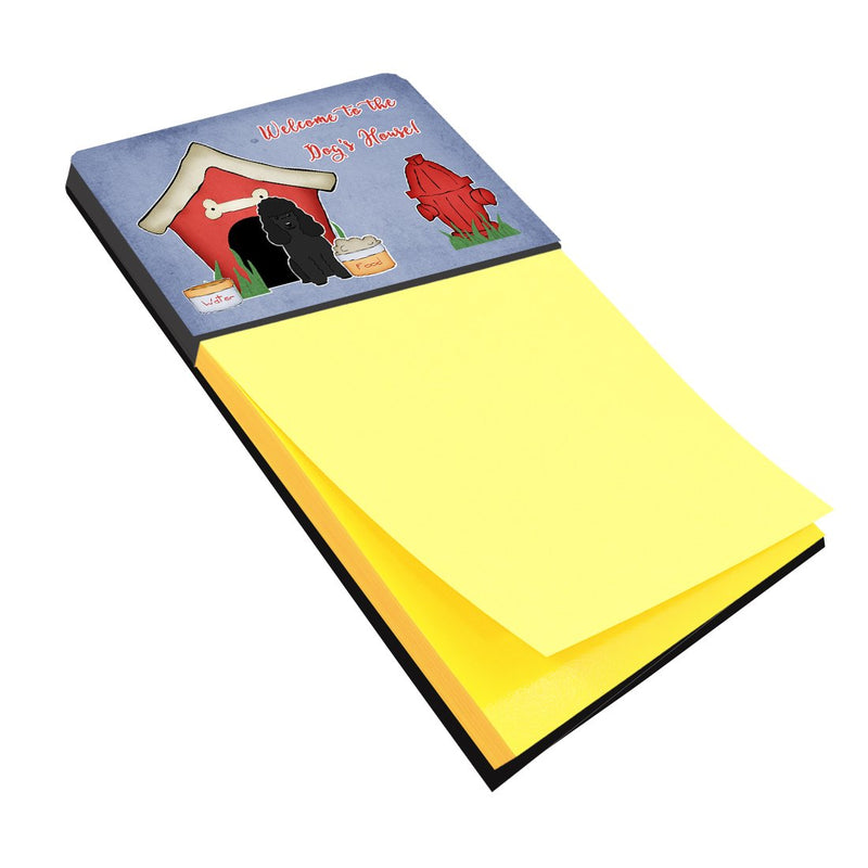 Dog House Collection Poodle Black Sticky Note Holder BB2825SN- Refiilable Desk Accessory Note Pad