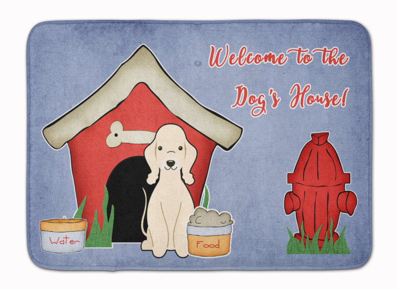 Dog House Collection Bedlington Terrier Sandy Machine Washable Memory Foam Mat BB2845RUG