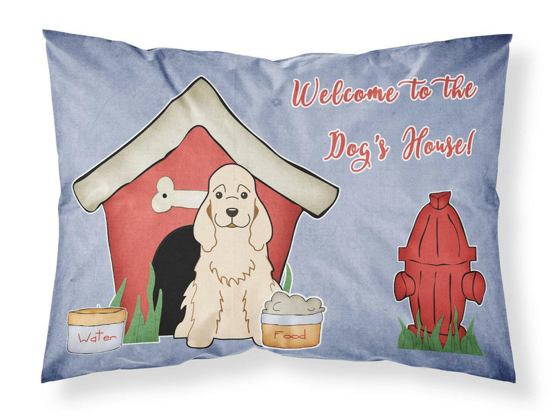 Dog House Collection Cocker Spaniel Buff Fabric Standard Pillowcase BB2848PILLOWCASE