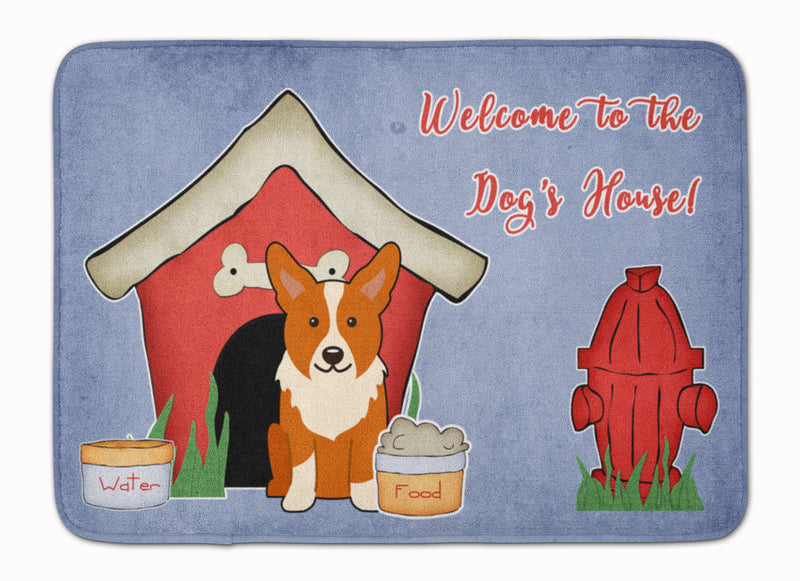 Dog House Collection Corgi Machine Washable Memory Foam Mat BB2854RUG