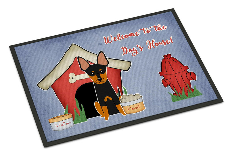 Dog House Collection English Toy Terrier Indoor or Outdoor Mat 18x27 BB2863MAT