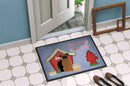 Dog House Collection Brindle Boxer Doormat Indoor Outdoor 24H X 36W Front Door Mat Rugs for Entryway, Non Slip Washable Low Pile,