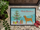 Bloodhound Merry Christmas Tree Doormat - 24x36 Decorative Floor Mat – Indoor/Outdoor Rug with Artistic Flair BB2902JMAT