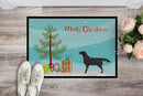 Black Labrador Retriever Christmas Doormat - 24x36 Decorative Floor Mat – Indoor/Outdoor Rug with Artistic Flair BB2926JMAT