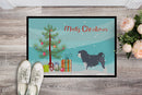 Lowchen Merry Christmas Tree Doormat Indoor Outdoor 18H X 27W Front Door Mat Rugs for Entryway, Non Slip Washable