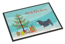 Lowchen Merry Christmas Tree Doormat Indoor Outdoor 18H X 27W Front Door Mat Rugs for Entryway, Non Slip Washable