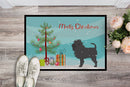 Affenpinscher Merry Christmas Tree Doormat - 24x36 Decorative Floor Mat – Indoor/Outdoor Rug with Artistic Flair BB2966JMAT