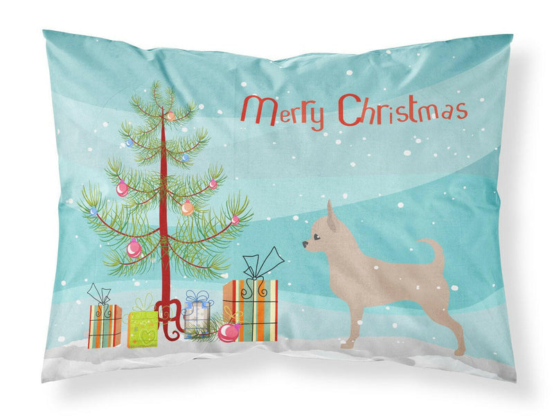 Chihuahua Merry Christmas Tree Fabric Standard Pillowcase BB2968PILLOWCASE