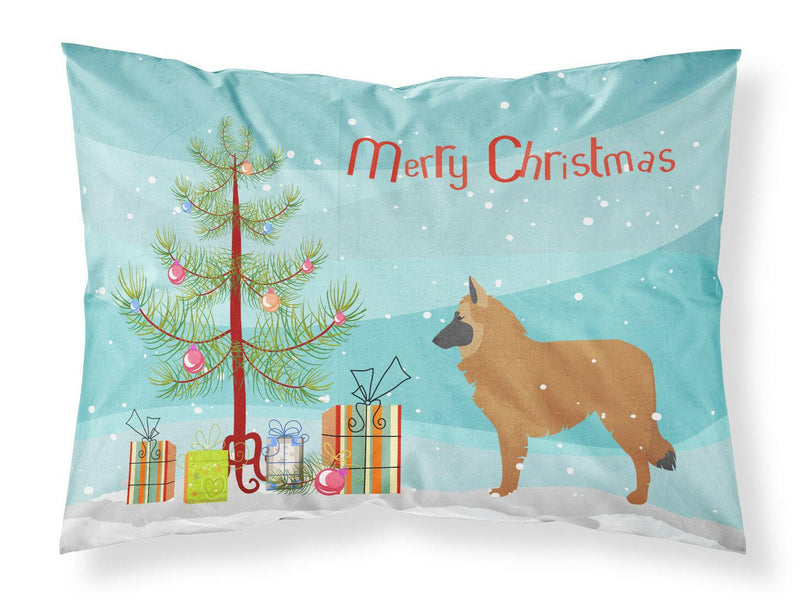 Belgian Shepherd Merry Christmas Tree Fabric Standard Pillowcase BB2979PILLOWCASE