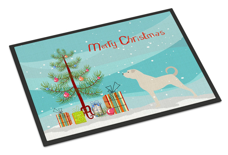Anatolian Shepherd Merry Christmas Tree Doormat - 24x36 Decorative Floor Mat – Indoor/Outdoor Rug with Artistic Flair BB2995JMAT