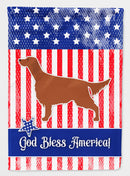 IUSA Patriotic rish Setter Flag Canvas House Size BB3293CHF