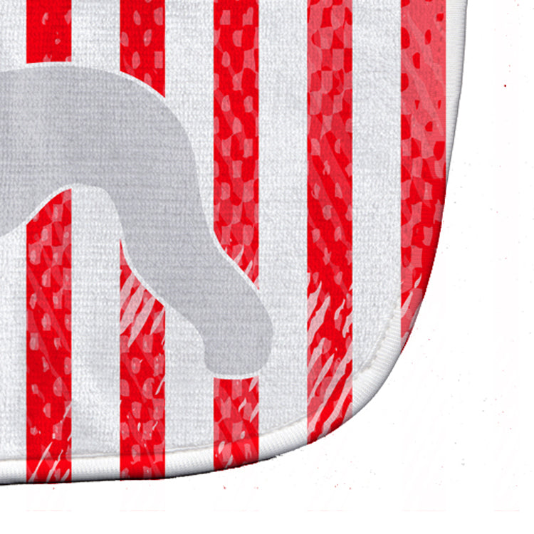 USA Patriotic Bedlington Terrier Baby Bib BB3294BIB