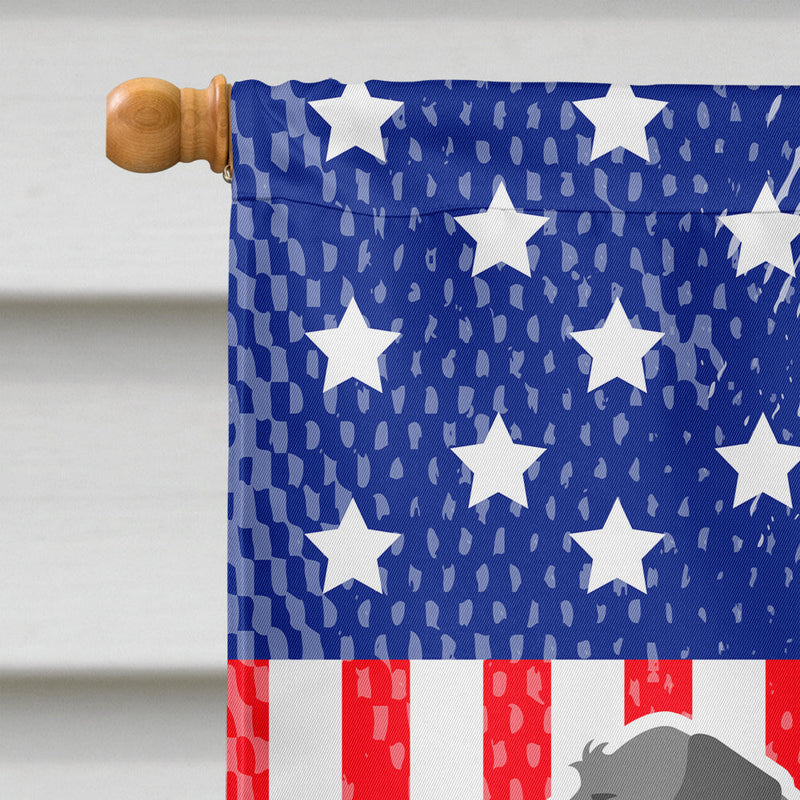 USA Patriotic German Wirehaired Pointer Flag Canvas House Size BB3311CHF