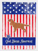 USA Patriotic English Cocker Spaniel House Flag 28x40 Porch Sleeve Pole Decorative Outside Yard Banner Artwork Wall Hanging, Polyester