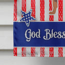 USA Patriotic Australian Kelpie Dog House Flag 28x40 Porch Sleeve Pole Decorative Outside Yard Banner Artwork Wall Hanging, Polyester