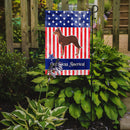 USA Patriotic Australian Kelpie Dog Garden Flag - Outdoor Decorative Yard Flag BB3329GF