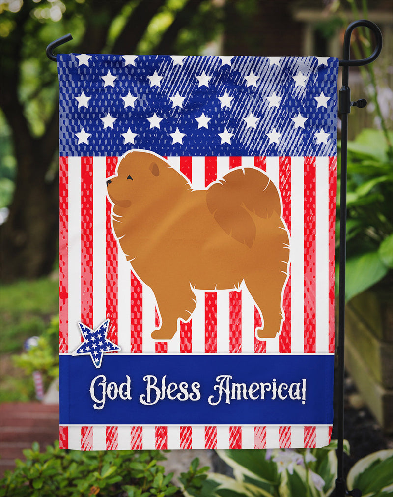 USA Patriotic Chow Chow Flag Garden Size BB3351GF