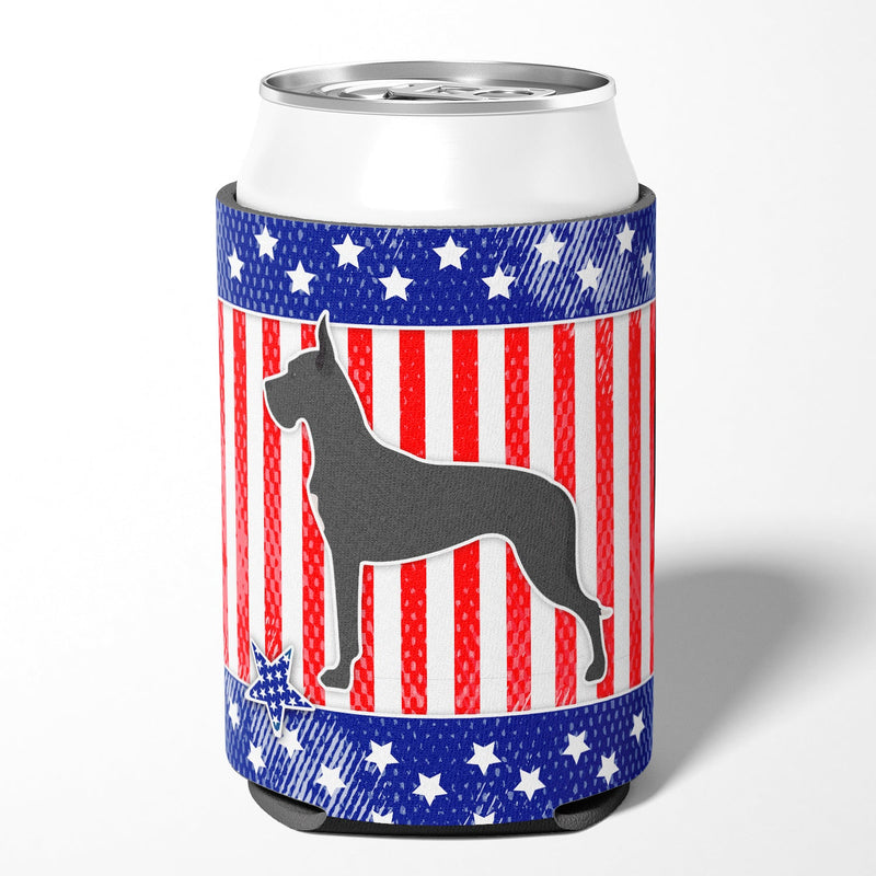 USA Patriotic Great Dane Can or Bottle Hugger BB3375CC