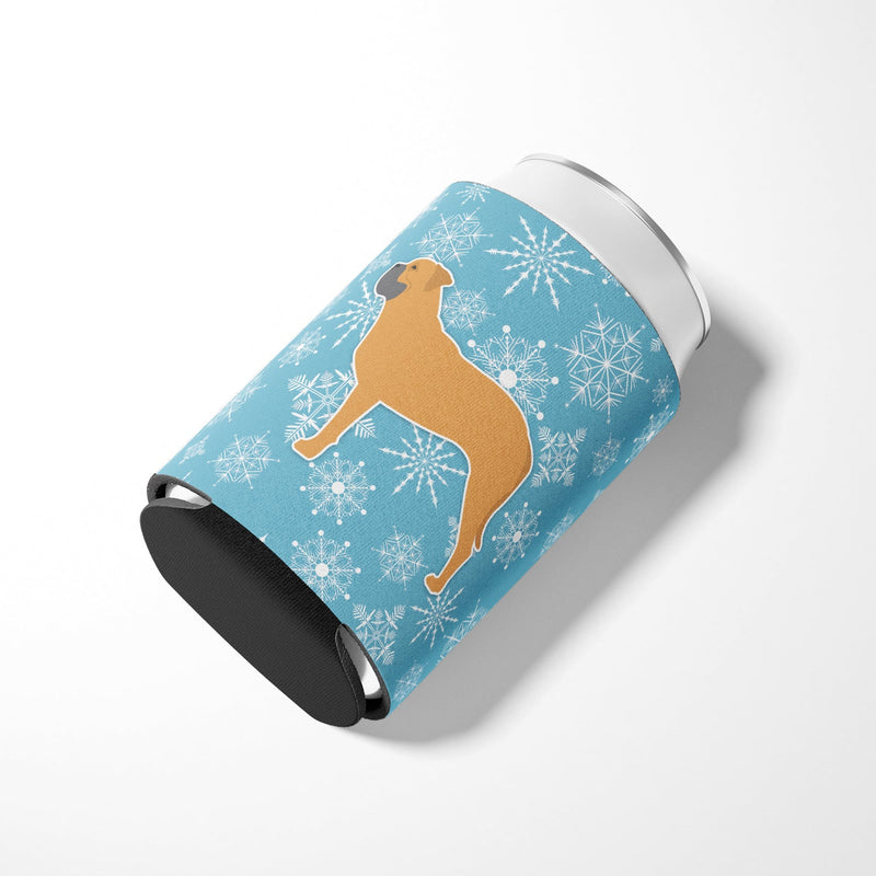 Winter Snowflake Bullmastiff Can or Bottle Hugger BB3571CC