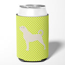 Anatolian Shepherd Checkerboard Green Can or Bottle Hugger BB3877CC