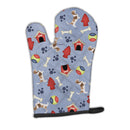 Basset Hound Dog House Collection Oven Mitt Heat Resistant Thick Oven Mitt for Hot Pans and Oven, Kitchen Mitt Protect Hands, Cooking Baking Glove