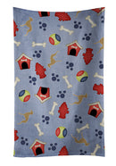 Italian Greyhound Dog House Collection Kitchen Towel Velour Plush Front and Cotton Loop Back Machine Washable