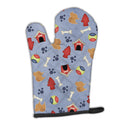 Pomeranian Dog House Collection Oven Mitt Heat Resistant Thick Oven Mitt for Hot Pans and Oven, Kitchen Mitt Protect Hands, Cooking Baking Glove