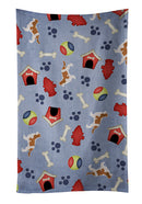Cavalier King Charles Spaniel Dog House Collection Kitchen Towel Velour Plush Front and Cotton Loop Back Machine Washable