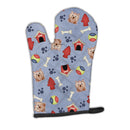 Dog House Collection Yorkie Yorkishire Terrier Oven Mitt Heat Resistant Thick Oven Mitt for Hot Pans and Oven, Kitchen Mitt Protect Hands, Cooking Baking Glove