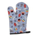 Dog House Collection Weimaraner Oven Mitt Heat Resistant Thick Oven Mitt for Hot Pans and Oven, Kitchen Mitt Protect Hands, Cooking Baking Glove