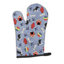 Dog House Collection Border Collie Oven Mitt Heat Resistant Thick Oven Mitt for Hot Pans and Oven, Kitchen Mitt Protect Hands, Cooking Baking Glove