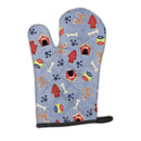 Dog House Collection Longhair Tan Chihuahua Oven Mitt Heat Resistant Thick Oven Mitt for Hot Pans and Oven, Kitchen Mitt Protect Hands, Cooking Baking Glove
