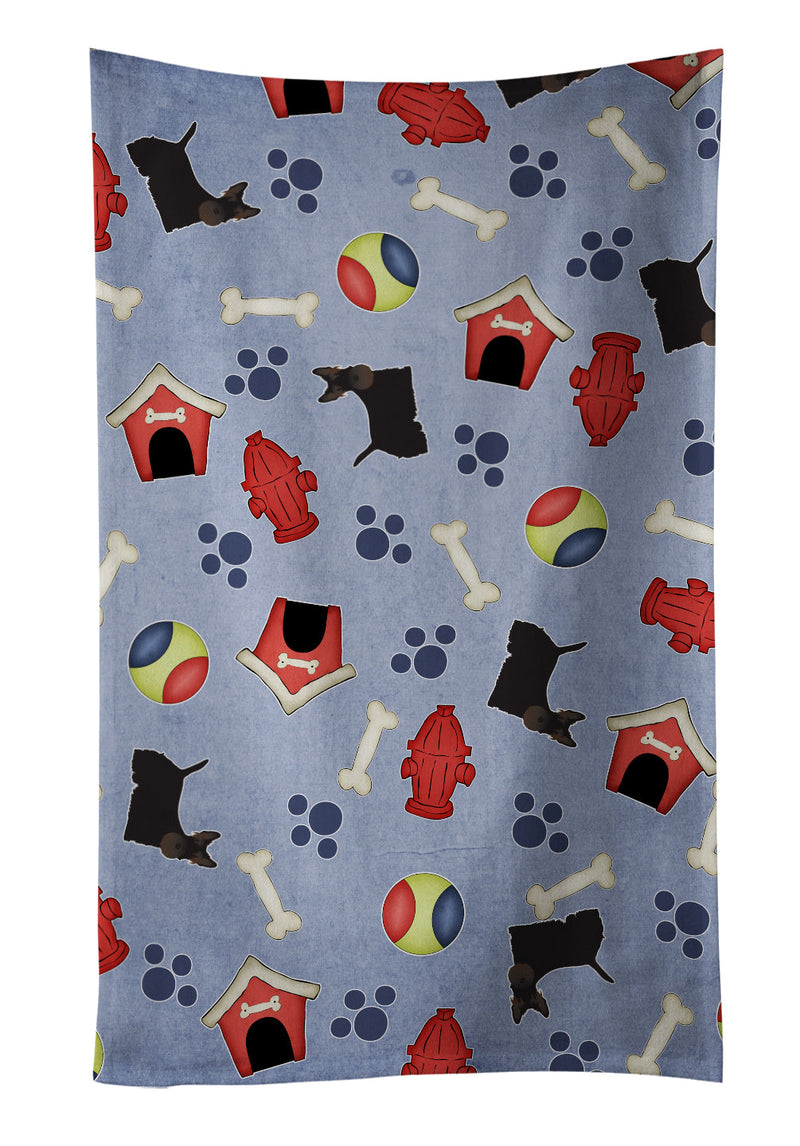 Dog House Collection Scottish Terrier Kitchen Towel BB4117KTWL