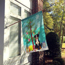 Merry Christmas Tree Entlebucher House Flag 28x40 Porch Sleeve Pole Decorative Outside Yard Banner Artwork Wall Hanging, Polyester