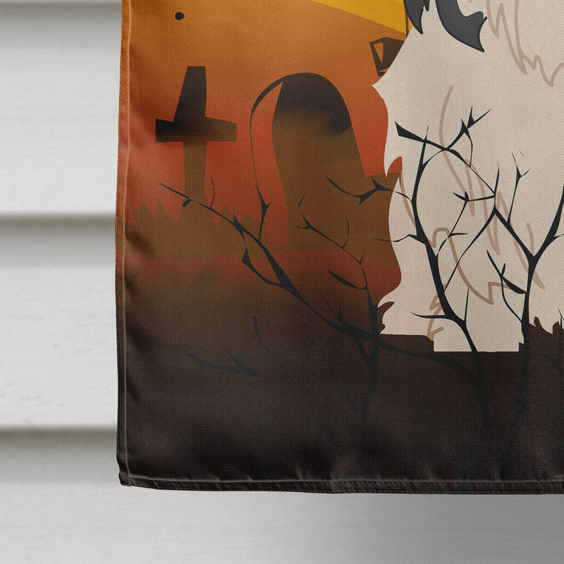 Halloween Lowchen Flag Canvas House Size BB4285CHF