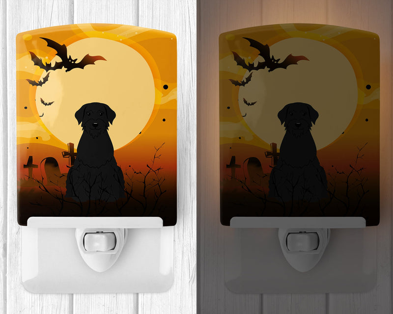 Halloween Giant Schnauzer Ceramic Night Light BB4332CNL