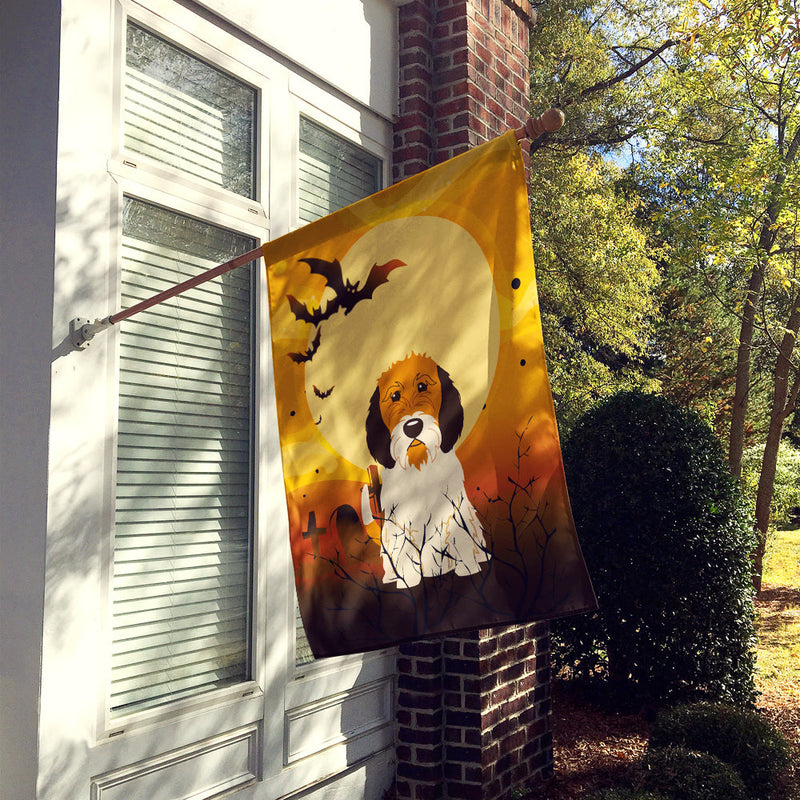 Halloween Petit Basset Griffon Veenden Flag Canvas House Size BB4345CHF