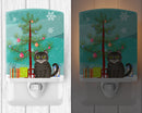 American Curl Cat Merry Christmas Tree Ceramic Night Light BB4412CNL