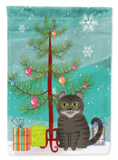 American Curl Cat Merry Christmas Tree Garden Flag - Outdoor Decorative Yard Flag BB4412GF