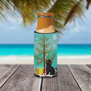 Bombay Cat Merry Christmas Tree Slim Can Hugger , Insulated Foam Hugger for 12 oz Slim Cans, Beer Bottles & Water Bottles, Printed in USA